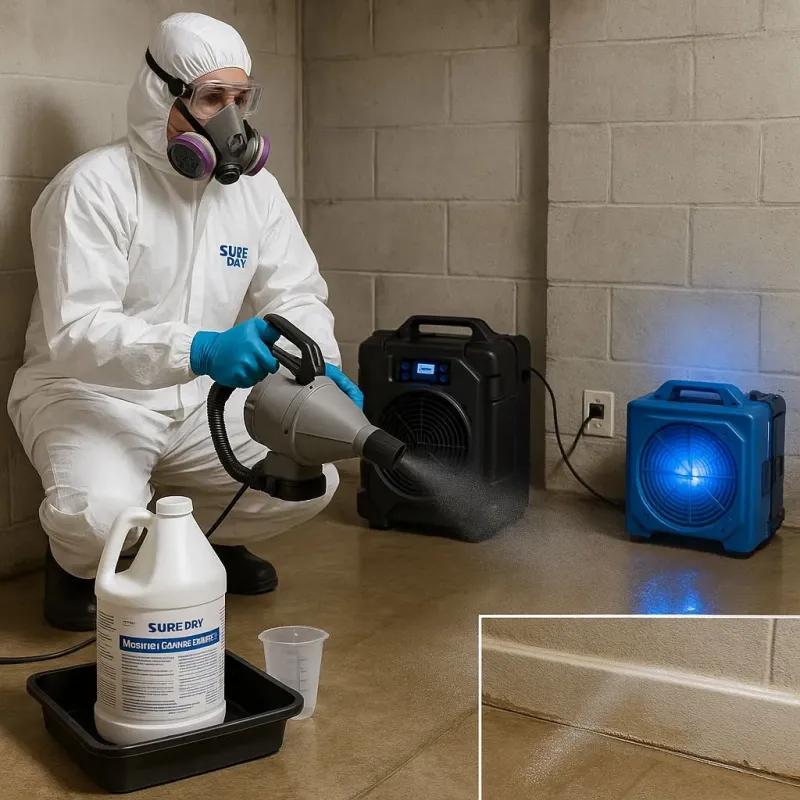Sanitization and Odor Removal process in Lincoln, MA